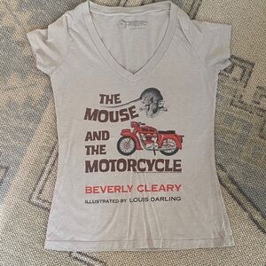 Mouse and the Motorcycle by Beverly Cleary v-neck tee